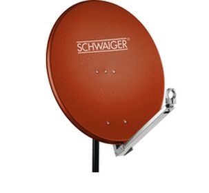 SCHWAIGER SPI710.2 75 cm Sat-Spiegel (Rot)