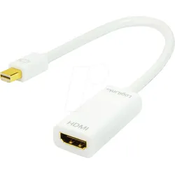 LOGILINK CV0036A - DisplayPort Adapter, Mini DP Stecker auf HDMI Buchse