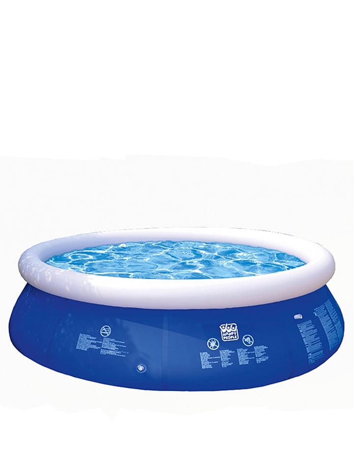 Happy People Pool "Quick Up" in Blau - ab 14 Jahren - Ø 240 cm - onesize