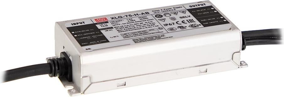 Mean Well LED-voeding 60W 12V 5A IP67 waterdicht