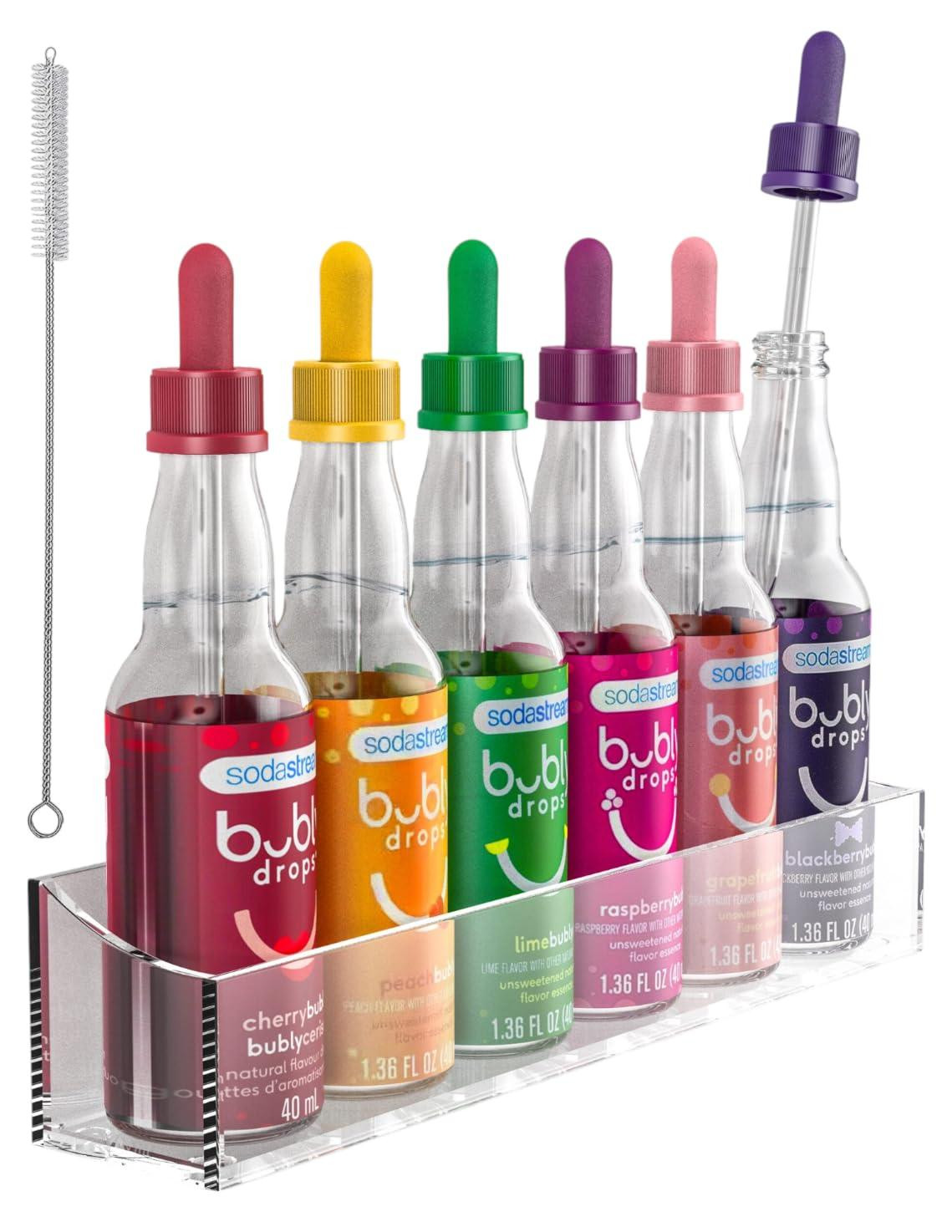 Dripio Pipetset met acrylhouder voor 6 SodaStream Bubly Drops