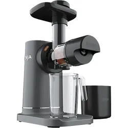 NINJA JC151EU Kaltentsafter mit Anti-Verstopfungs-Filter Slow Juicer 150 Watt, Grau