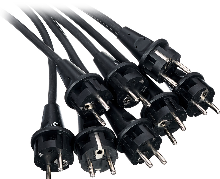 Stairville Multicable Split 8S-16H Black
