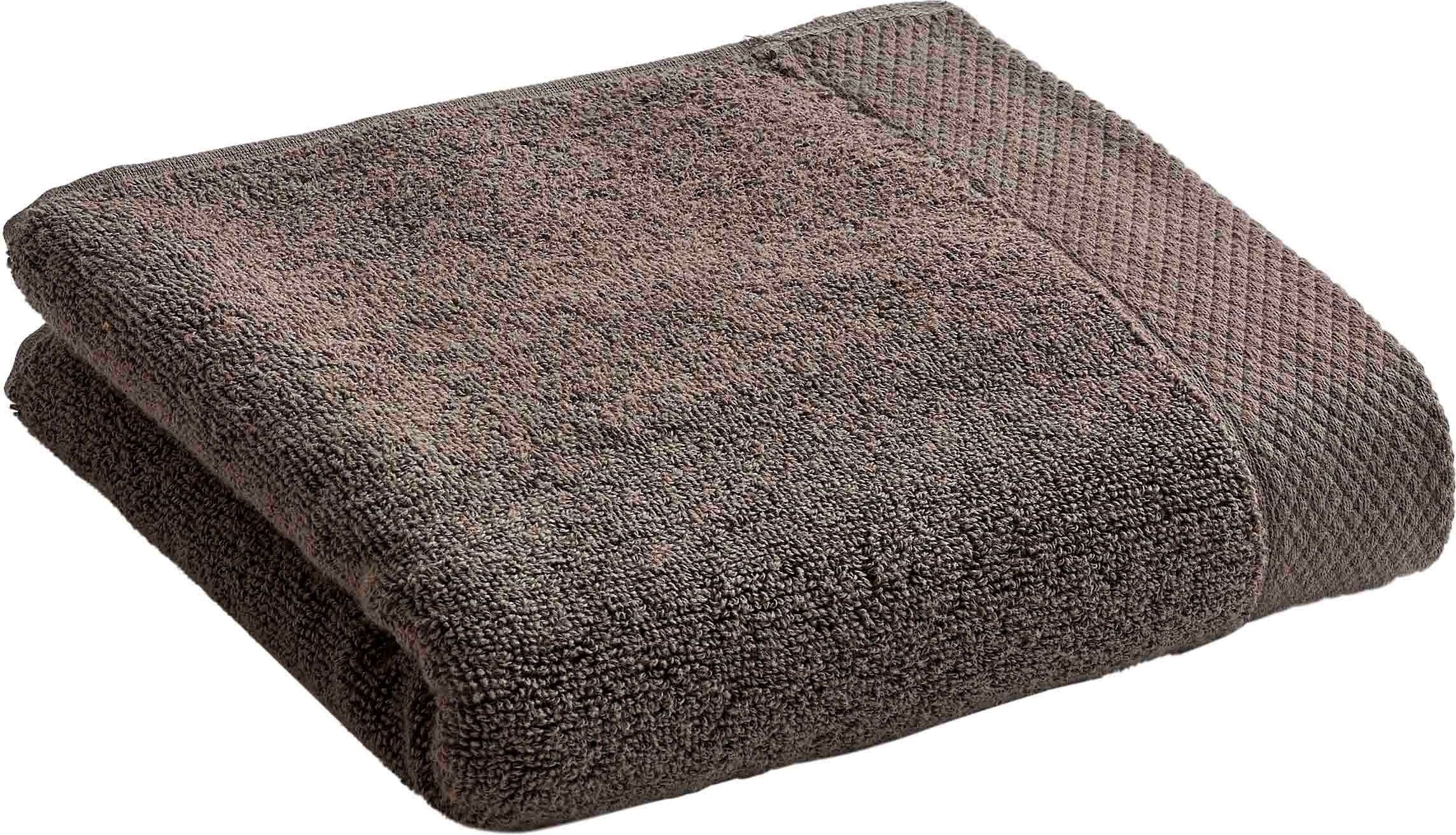 Gaestehandtuecher CHRISTY "LUXE", grau (soot), B:40cm L:76cm, Walkfrottier, Obermaterial: 100% Baumwolle, Handtücher, Gaestehandtuecher, Luxus Gästetücher in Premium Qualität mit 730g/m², 40x76cm, 6er Set soot B/L: 40cmx76cm, 6 Stk., Walkfrottier