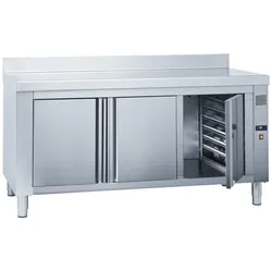 Elektrische wandwärmeplatte für speisen 2 türen - 1200x700x850 mm - 2000 W 230/1V - 65002340 Eurast
