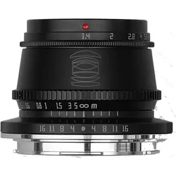 TTArtisan 35mm f1.4 for Sigma/Leica L mount (APS-C) (L-Mount, APS-C / DX), Objektiv, Schwarz