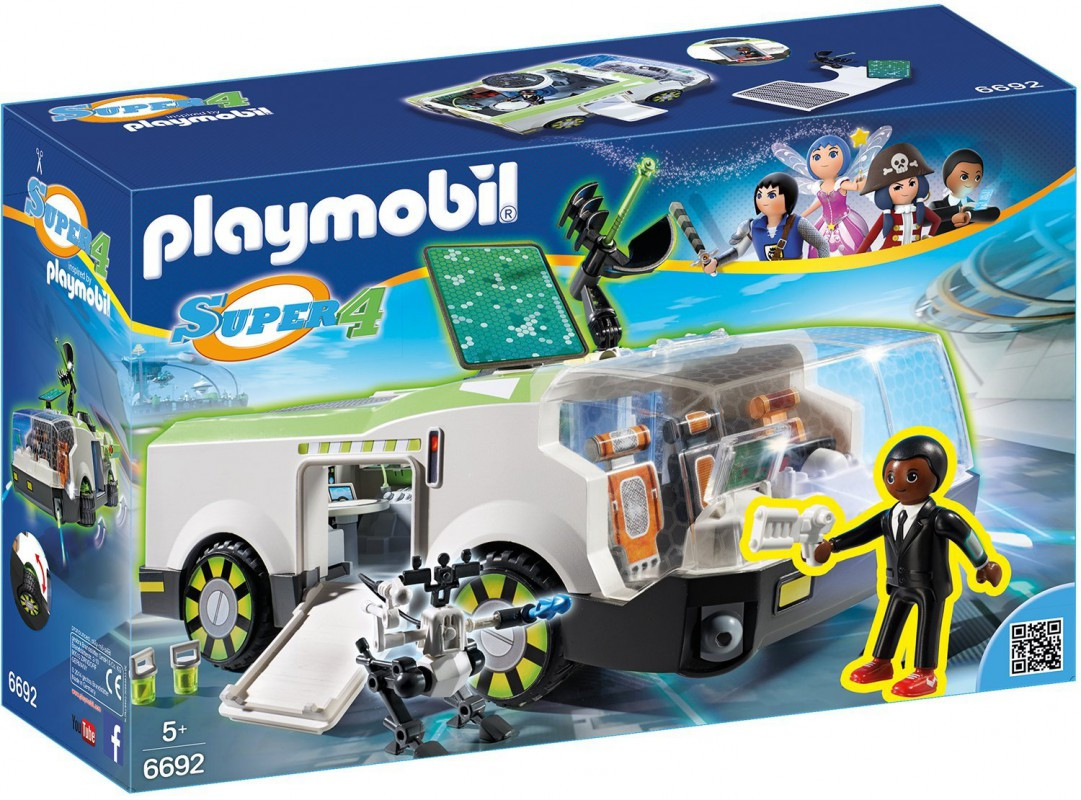 Playmobil Super4 Techno Caméléon met Gene 6692
