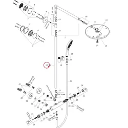 Hansgrohe Steigrohr 1035mm , 95925000 95925000