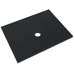 Naturel Deckplatte 60x2x46 cm Absolut black glanz KDESKAZ60