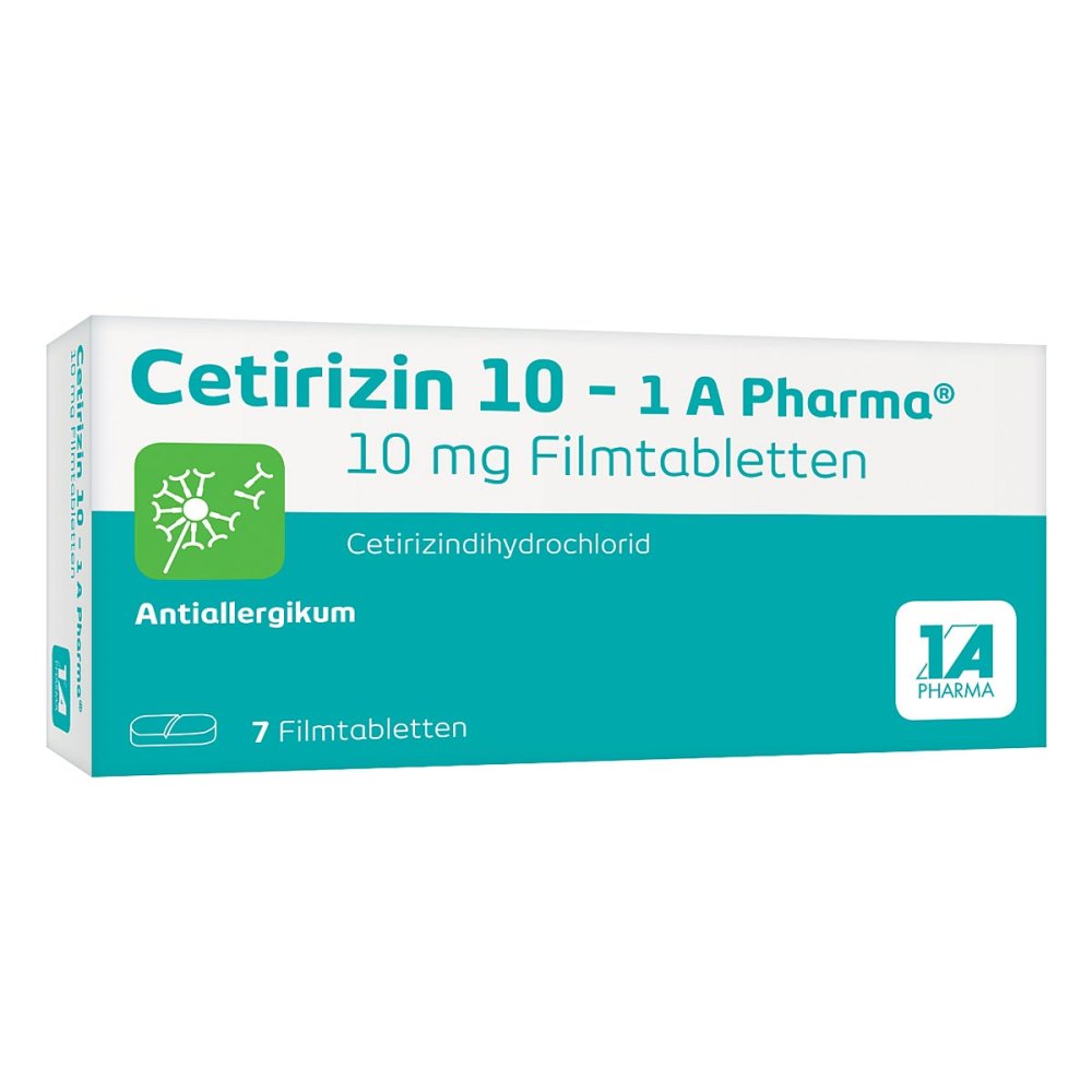 1 A Pharma GmbH Cetirizin 10 - 1 A Pharma® Filmtabletten 03823564