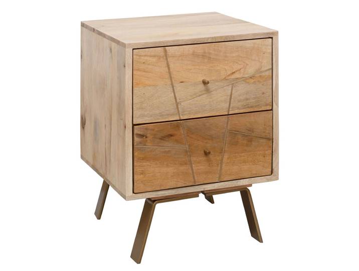Nachtkommode Sikar Massivholz Mango