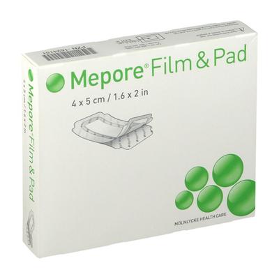 Mepore Film Pad 4x5 cm 5 St Kompressen