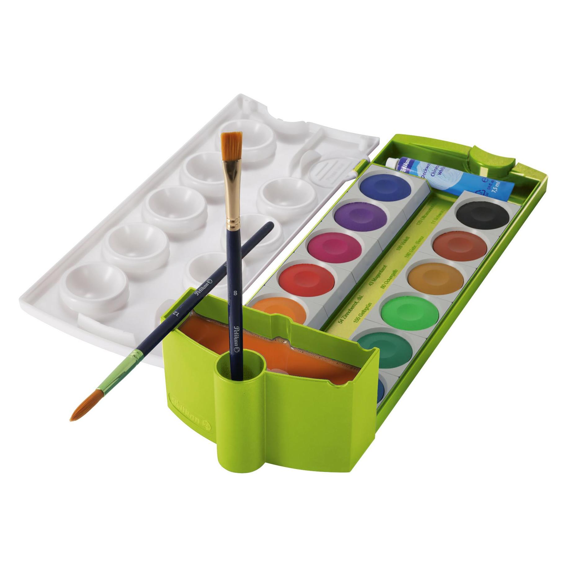 Pelikan Wasserbox WBG fr Deckfarbkasten K12, grn (816373)