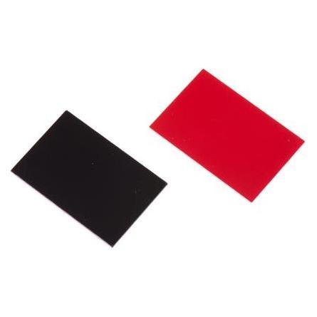 Schneider Electric Bezeichnungsschild schwarz/rot (ZBY5101)