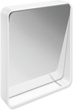 Hewi System 800 Kippspiegel 800.01.10160DX pulverbeschichtet, weiß tiefmatt, 580x680 mm