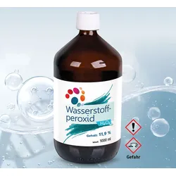 Wasserstoffperoxid 11,9 % (Ph. Eur.) / H2O2 laborgeprüft / Phosphatfrei stabilisiert