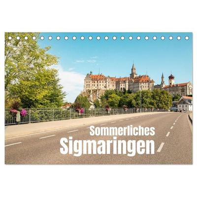 Sommerliches Sigmaringen (Tischkalender 2027 DIN A5 quer), CALVENDO Monatskalender