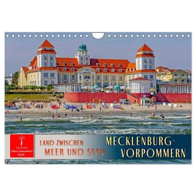 Mecklenburg-Vorpommern - Land zwischen Meer und Seen (Wandkalender 2026 DIN A4 quer), CALVENDO Monatskalender