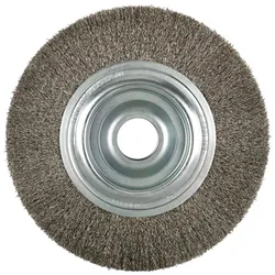 TYROLIT Rundbürsten DxBxLxH 180x22x42x32 Für Edelstahl, Form: 1RDW - (Rundbürsten), Art. 128345