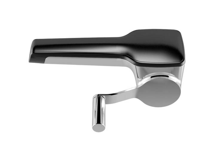 WMF Käsemühle, Schwarz, Edelstahlfarben, Metall, Kunststoff, 14x8x20 cm, Küchenzubehör, Küchenhelfer, Reiben
