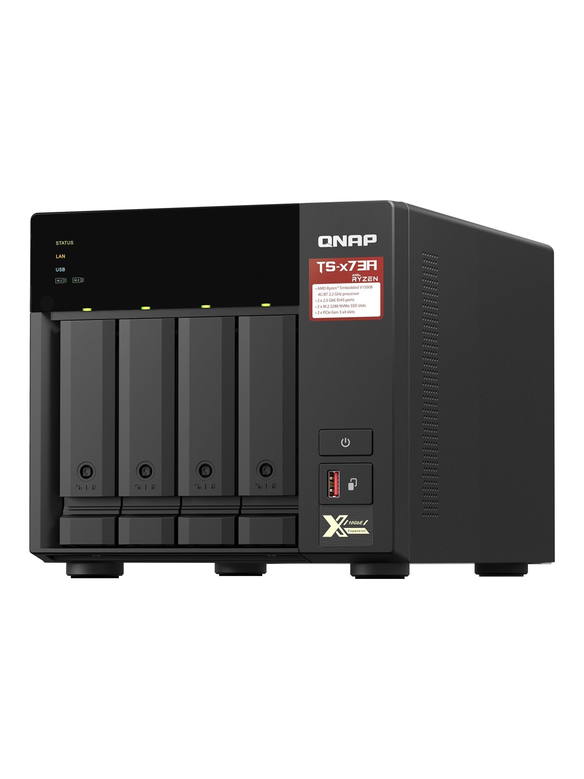 QNAP TS-473A-8G - NAS Server