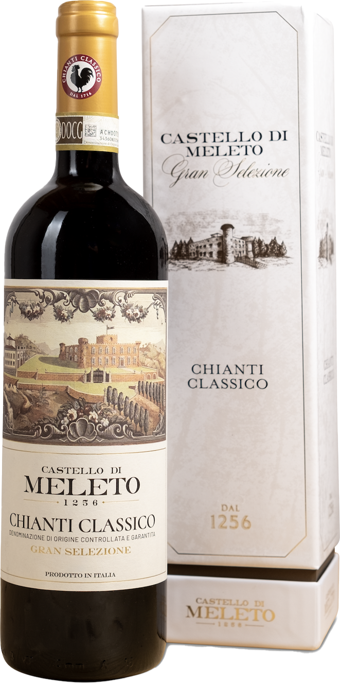 Chianti Classico Gran Selezione Castello di Meleto 2019 (Packaging)