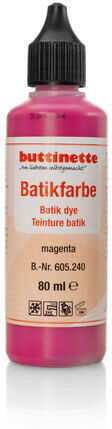 buttinette Batikfarbe in verschiedenen Farbtönen, 80 ml
