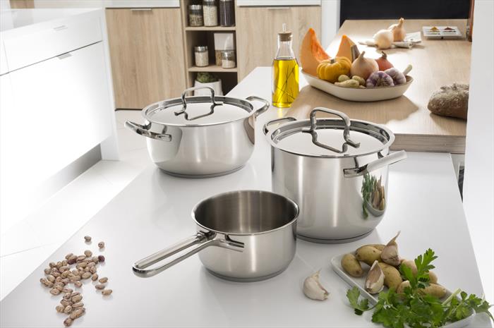 LAGOSTINA Casseruola Fonda Linea Sfiziosa 010740031114-acciaio