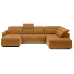 Wohnlandschaft Murillo Stoff Orange Amber