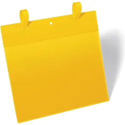 Durable, Lieferscheintasche, Kennzeichnungstaschen mit Lasche (A4, Quer)