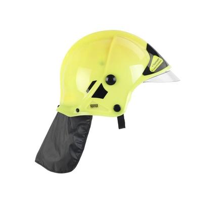 heo Klein 8903 - Feuerwehrhelm mit Visier, neon