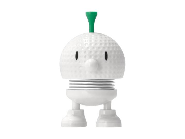 Dekofigur HOPTIMIST Golf Bumble 7,6 cm , weiss (weiß), Kunststoff, Dekofiguren, Dekofigur