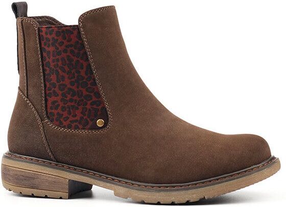 Lunar Eve Brown Ankle Boots