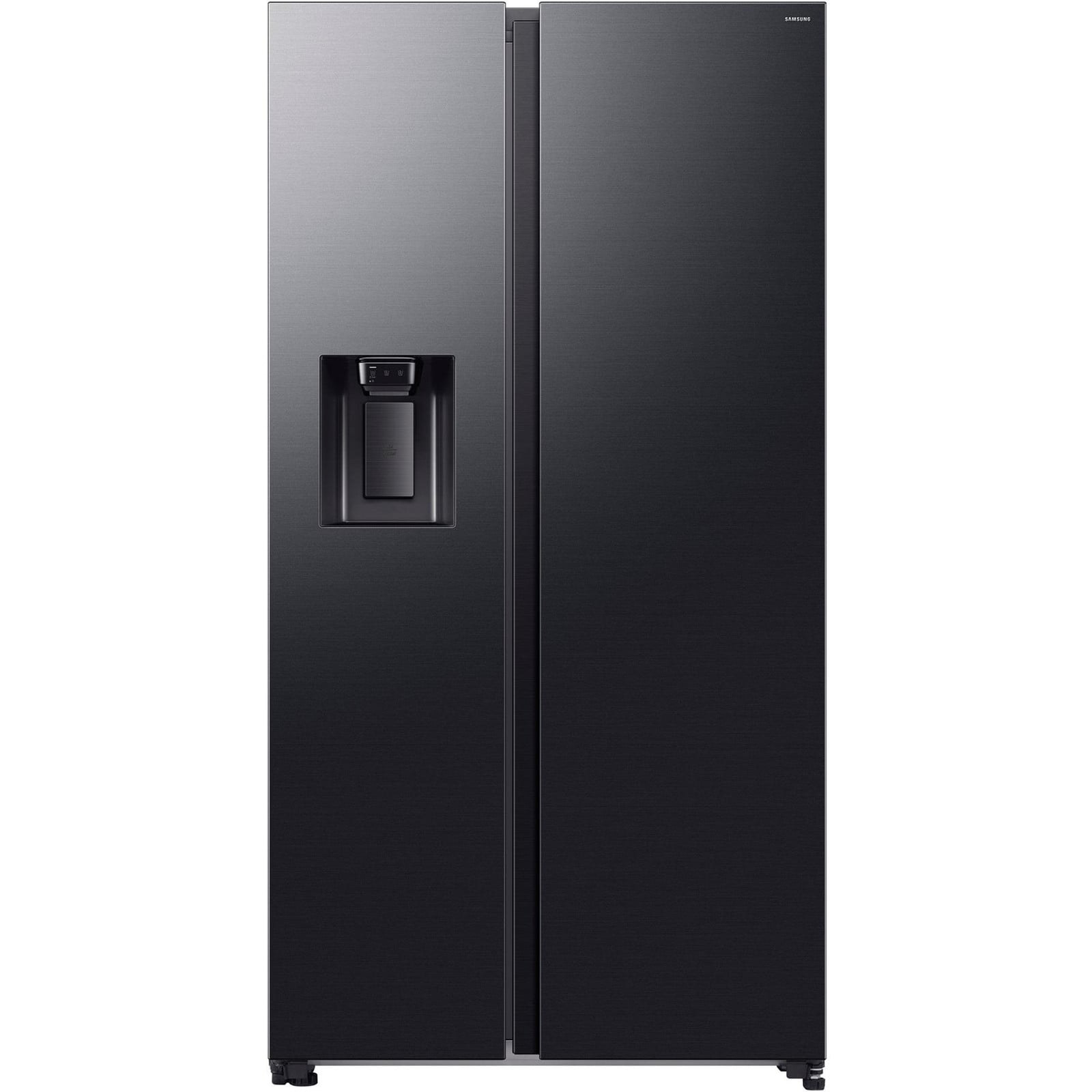 Samsung RS70F66KCFEF Side-by-Side Koelkast met Vaste Wateraansluiting, Zwart, No Frost