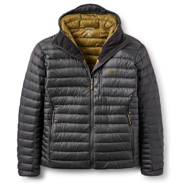 Rab - Microlight Alpine Hoody - Daunenjacke Gr S grau