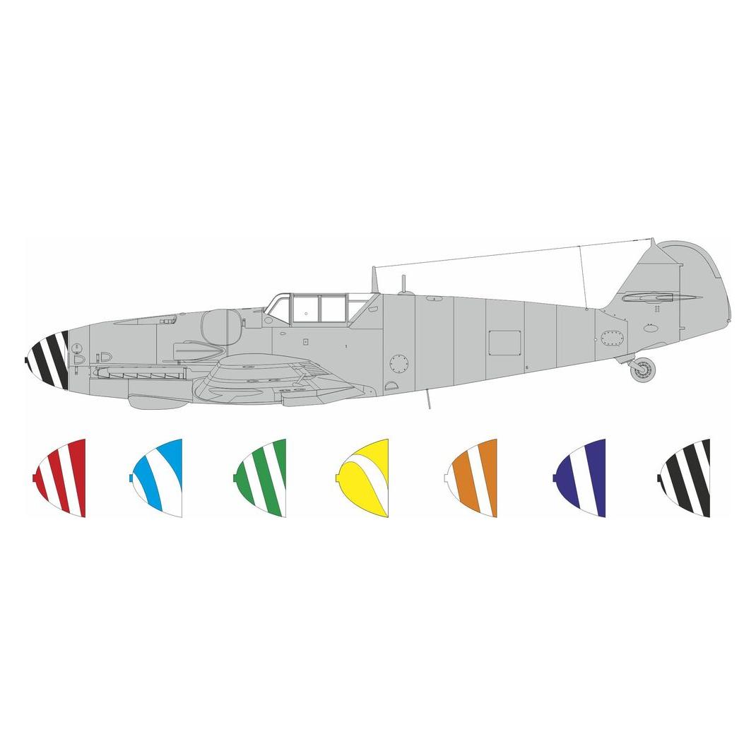 Eduard Bf 109G-5/6 spinner spirals for Airfix (LX012)
