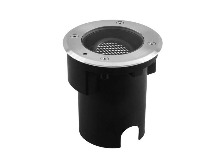 EVN Pentola Einbaulampe mit Blendschutz, Ø 13,5 cm, alu / grau / zink, Aluminium, Einbauleuchte
