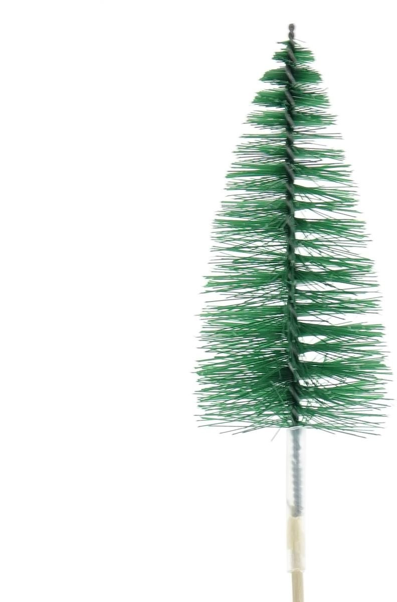 Kerst Plantensteker Kerstboom Groen 10 cm Metaal