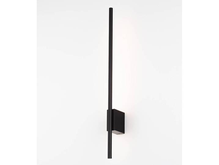 Wandleuchte Tien 8 x 60 x 1cm Schwarz/Schwarz Kabel ABS, Fassung ABS, Baldachin Aluminium, Gehäuse Leuchte Aluminium Nicht austauschbare LEDs