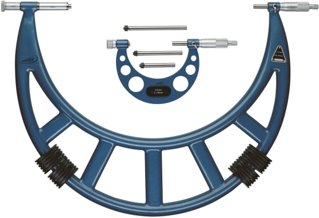 Helios-Preisser Bügelmessschraube m.auswb. Amboss, HM, 0,01 mm 1000-1200 mm (0819519)