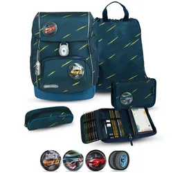 Belmil Comfy Plus Premium Schulranzen Set 5-teilig "Orion Blue" 16 Liter