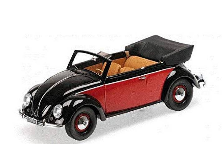 Minichamps 1200 Cab, 107054132, zwart/rood