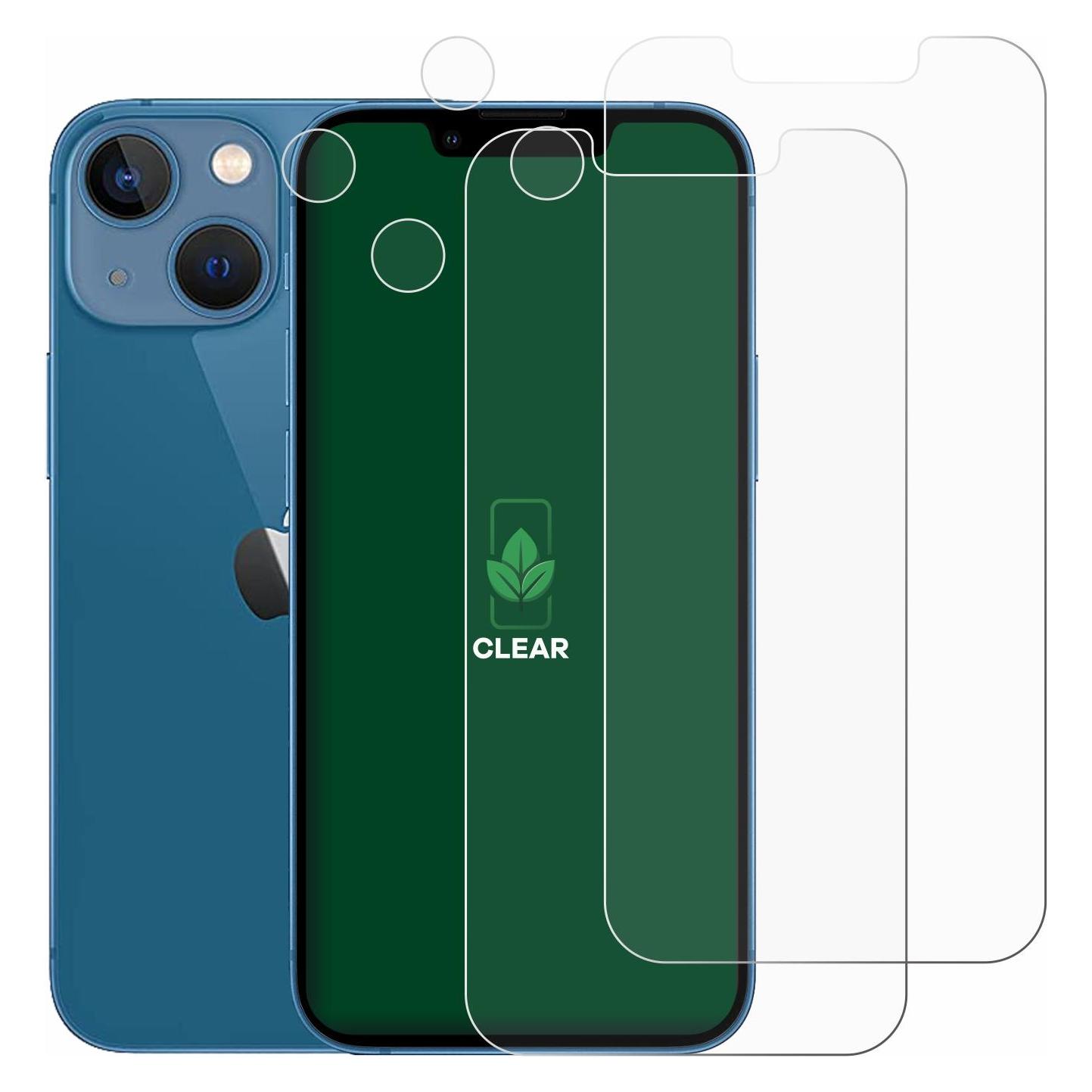 ScreenLeaf Schutzfolie für Apple iPhone 13 mini (Display+Kamera) Displayschutz Display Schutz Folie Klar (Apple iPhone 13 mini) (6143075)