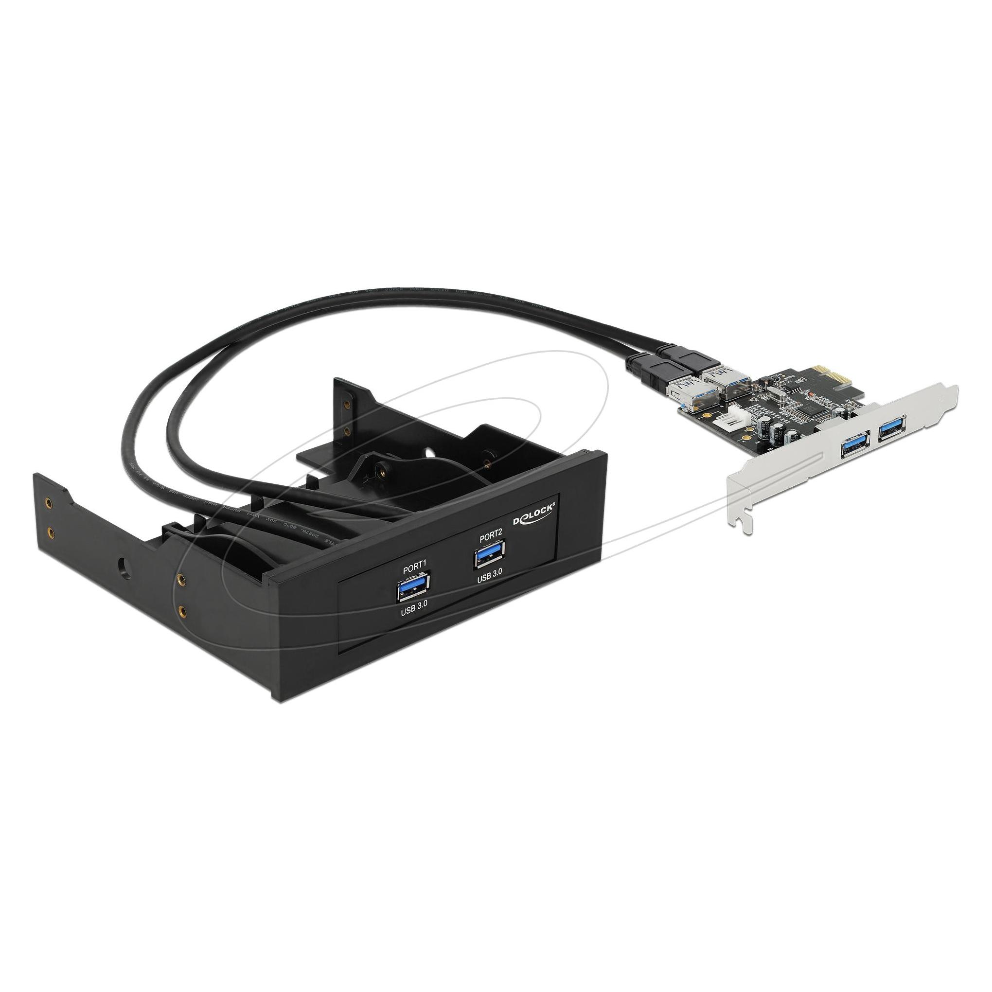 Delock Front Panel und PCI Express Card (61893)