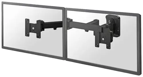 Neomounts FPMA-W960D Monitor-Wandhalterung 1 Display(s) 25,4cm (10 ) - 68,6cm (27 ) Schwarz Neigbar, Schwenkbar