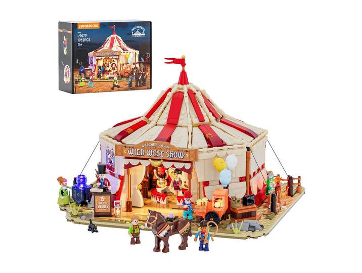 Lumibricks Lumibricks Wanderzirkus, Konstruktionsspielzeug Spielbausteine