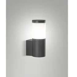 Fabas Luce Außenwandleuchte GORLA, E27, IK05, IP54, dunkelgrau FAB-6554-21-294