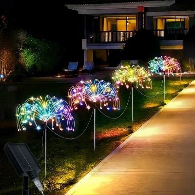 Uplift Picks Solar Firework Garden Lights For Magical Outdoor Patio Holiday Landscape Decor multicolor 5 Grounding X 80 400 Led