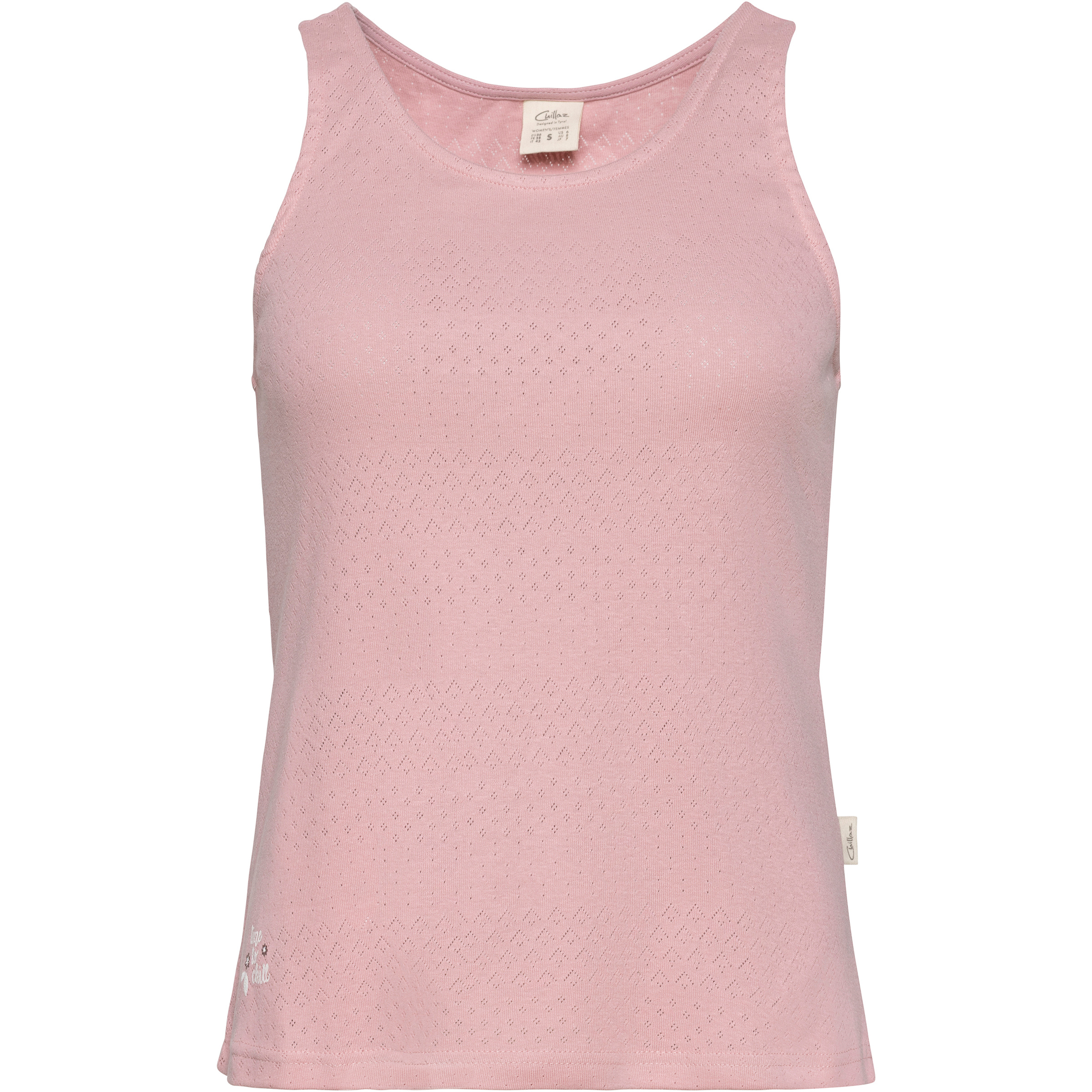 Chillaz Kauai Time To Chill Top Damen Tanktops rosa Größe S Bouldern | Sportklettern | Lifestyle Hautfreundlich