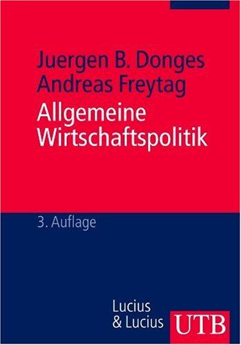 Jürgen B. Donges - Allgemeine Wirtschaftspolitik - Preis vom 09.10.2026 07:28:09 h